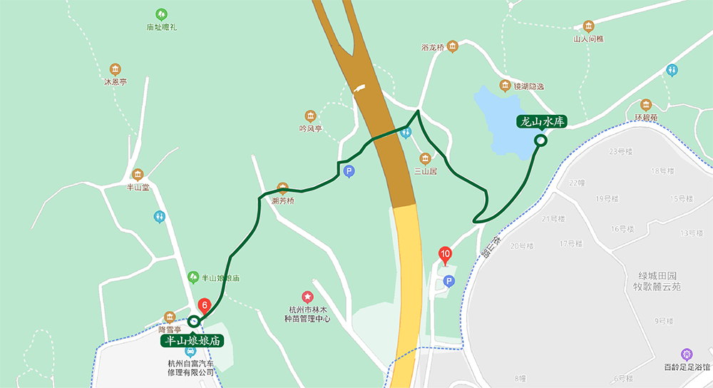 杭州经典登山路线——半山国家森林公园