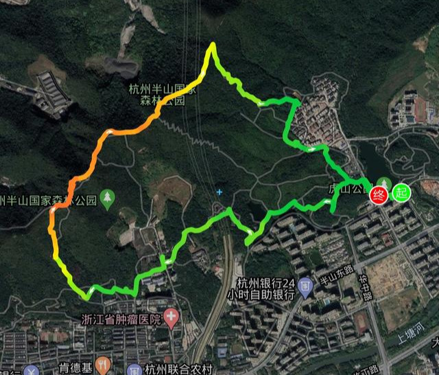 杭州经典登山路线——半山国家森林公园